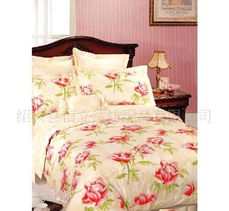 纯棉色织提花床上用品四件套 居家档次的日用百货选择